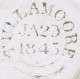 Ireland Offaly Uniform Penny Post 1845 Cover To Mountmellick With Boxed PAID AT/TULLAMOORE, TULLAMOORE JA 29 1845 - Prefilatelia