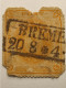 ALLEMAGNE - Anciens états - BREME - Année 1861-64 - N°5 - 2g Orange - Belle Oblitération (BREME 20-8-4) - Bremen