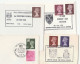 4 Diff COAT OF ARMS Event COVERS 1971-1979 British Forces Gb Stamps Military Heraldic Cover - Buste