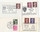 4 Diff COAT OF ARMS Event COVERS 1971-1979 British Forces Gb Stamps Military Heraldic Cover - Covers