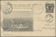 Delcampe - Queensland - Postal Stationery: 1898, Pictorial Issue Medallion Portrait: 1½d Bl - Storia Postale