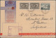 Delcampe - Australia: 1915/1955 Six Interesting Covers Sent To Liechtenstein, New Zealand, - Collections