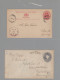 Bahamas - Postal Stationery: 1893/1925, Assortment Of Nine Used Stationeries (si - Other & Unclassified