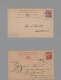 Barbados - Postal Stationery: 1892/1912, Lot Of Nine Used Stationery Cards Mainl - Barbades (1966-...)