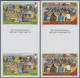 Botswana: 2001/2005. Collection Containing 356 IMPERFORATE Stamps Concerning The - Botswana (1966-...)