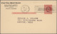 Canal Zone - Postal Stationery: 1961/1962, Stationery Card Franklin 2c. Carmine - Panama