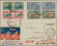 Delcampe - South Africa: 1925/1938 Six Airmail Covers To England (2) Resp. Inland, With 192 - Lettres & Documents