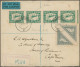 Delcampe - South Africa: 1925/1938 Six Airmail Covers To England (2) Resp. Inland, With 192 - Brieven En Documenten