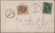 United States: 1846/1926 Six Unusual Covers And Letters, With 1846 Stampless Let - Cartas & Documentos