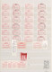 World Wide: 1979/1983 (ca.), Machine Labels/Self Vending Stamps/Postage Meters, - Collections (without Album)