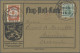 Air Mail - Germany: 1912, Flugpost Rhein/Main Und Bayern, Nette Partie Mit MiNr. - Poste Aérienne & Zeppelin