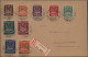 Air Mail - Germany: 1912/1927, Deutsches Reich, Lot Mit 17 Sauberen Luftpostbele - Poste Aérienne & Zeppelin