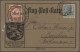 Delcampe - Air Mail - Germany: 1912/1931, Lot Von Sieben Belegen, Dabei Karte Flugpost Heid - Luchtpost & Zeppelin