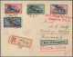 Air Mail - Germany: 1912/1940 (ca), Konvolut Von 87 Briefen Flug- Und Zeppelinpo - Luft- Und Zeppelinpost