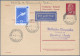 Delcampe - Air Mail - Germany: 1912/1987, Inhaltsreiche Partie Von Ca. 210 Briefen Und Kart - Luchtpost & Zeppelin