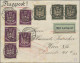 Air Mail - Germany: 1921/1934, Saubere Partie Von 16 Flugpost-Belegen Dt.Reich D - Luft- Und Zeppelinpost