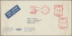 Delcampe - Air Mail - Germany: 1956/1990, Vielseitiger Posten Von Ca. 460 Briefen Und Karte - Luchtpost & Zeppelin