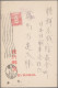 Airmail - Overseas: Japan, 1927, July/August, Four FFC: Tokyo-Fukuoka "Tokyo 2.7 - Altri & Non Classificati