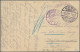 Air Mail: 1915-1985 (ca), Sammlung Von 48 Belegen Im Ringalbum, Flugpost Bzw. Ze - Autres & Non Classés