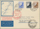 Air Mail: 1915-1985 (ca), Sammlung Von 48 Belegen Im Ringalbum, Flugpost Bzw. Ze - Autres & Non Classés