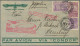 Delcampe - Air Mail: 1915-1985 (ca), Sammlung Von 48 Belegen Im Ringalbum, Flugpost Bzw. Ze - Otros & Sin Clasificación