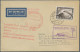 Delcampe - Air Mail: 1915-1985 (ca), Sammlung Von 48 Belegen Im Ringalbum, Flugpost Bzw. Ze - Sonstige & Ohne Zuordnung