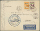 Air Mail: 1920's-1940's: 20 Airmail And Zeppelin Covers And Cards, Including 12 - Autres & Non Classés