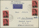 Air Mail: 1928/2006, Balance Of Apprx. 185 Covers/cards With Flown Mail And Them - Autres & Non Classés