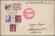 Zeppelin Mail - Germany: 1909/1975 (ca.), Schöne Partie Von über 110 Zeppelin- U - Correo Aéreo & Zeppelin