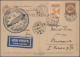 Delcampe - Zeppelin Mail - Germany: 1929/1939, Umfangreiche Interessante Sammlung Mit Ca. 4 - Airmail & Zeppelin