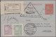 Delcampe - Zeppelin Mail - Germany: 1929/1939, Umfangreiche Interessante Sammlung Mit Ca. 4 - Luchtpost & Zeppelin