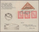 Delcampe - Zeppelin Mail - Germany: 1929/1939, Umfangreiche Interessante Sammlung Mit Ca. 4 - Poste Aérienne & Zeppelin