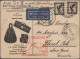 Zeppelin Mail - Germany: 1930/1937 Zehn Zeppelin-, DOX- Und Flugpostbelege, Dabe - Posta Aerea & Zeppelin