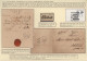 Delcampe - Disinfection Mail: 1716/1911, Extraordinary Exhibit Collection Of 52 Disinfected - Other & Unclassified