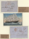 German Ship Post: 1849, Album Mit 13 Blatt (nicht Alle Seiten Voll) Schiffspost/ - Otros & Sin Clasificación