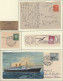 Delcampe - German Ship Post: 1849, Album Mit 13 Blatt (nicht Alle Seiten Voll) Schiffspost/ - Otros & Sin Clasificación