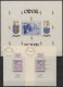 Belgium: 1937/1941, Assortment Of Nine Loose Souvenir Sheets And Twelve Commemor - Sammlungen