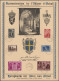 Belgium: 1937/1941, Lot Of Eleven Different Commemorative Sheets Bearing Michel - Sammlungen