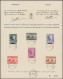Belgium: 1937/1941, Lot Of Nine Different Commemorative Sheets Bearing Michel No - Verzamelingen