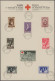 Belgium: 1938/1941, Lot Of Nine Different Commemorative Sheets Bearing Michel No - Verzamelingen