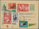 Bulgaria - Postal Stationery: 1953/1962, Assortment Of 54 Commercially Used Stat - Cartes Postales