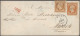 France: 1852/1874, Assortment Of Apprx. 188 Letters Bearing Frankings Ceres+Napo - Collections