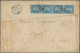 Delcampe - France: 1853/1875, Assortment Of Apprx. 80 Letters Bearing Frankings Mainly Empi - Collections