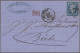 France: 1863/1869, Lot Of Eleven "Rayon Limitrophe" Letters From Mulhouse Resp. - Collections