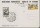 France: 1920/1946, Airmail-related, Lot Of Seven Covers/cards, Incl. 1920 Surcha - Colecciones Completas