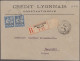 French Post Offices In The Levant: 1900/1922 Group Of 15 Covers, Picture Postcar - Autres & Non Classés