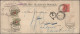 Great Britain: 1897/1948 Five Unusual Covers, With 1897 Printed Envelope Used As - Brieven En Documenten