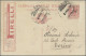 Italy - Postal Stationary: 1919/1925 Ca., Interesting Collection Of Ca.40 Used A - Stamped Stationery