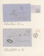 Italy - Post Marks: 1855/1862, Small Collection Of 10 Early Railway Traveling Po - Marcofilie