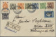 Delcampe - Liechtenstein: 1908/1921, Posten Mit 23 Zum Teil Interessanten Belegen, Dabei Au - Sammlungen